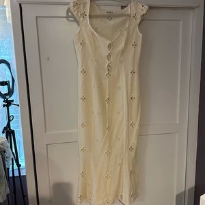 Mirror Palais Maria Dress in Leite